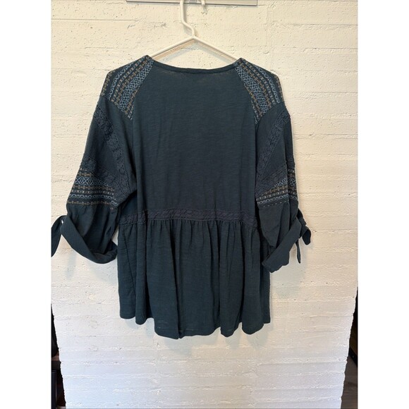 Time And True Mixed Peasant Top, Hobo Cottagecore Fairy XXL - Picture 6 of 8